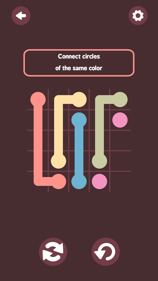 Color Pipes Puzzle Game Screenshot