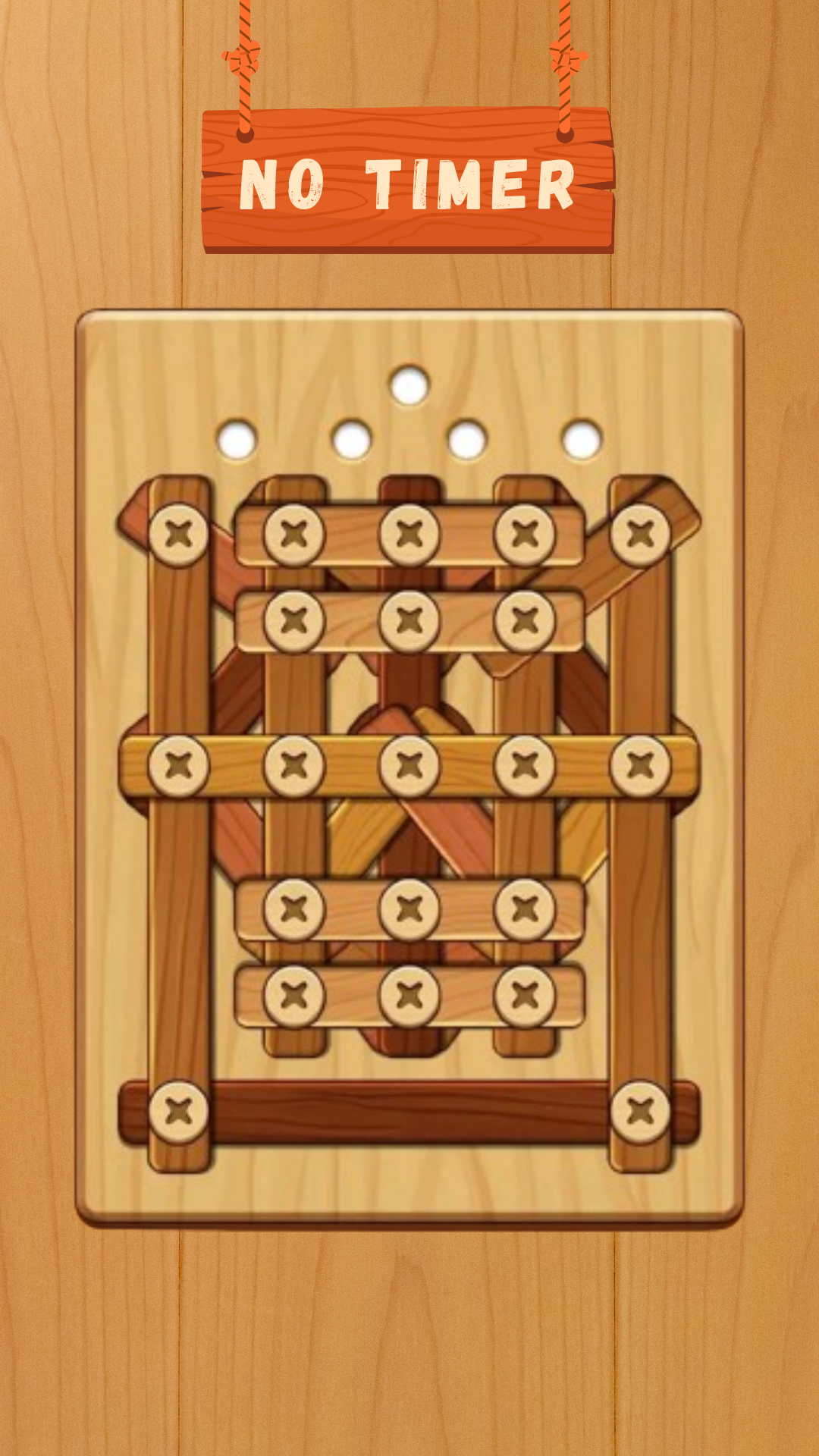 Unscrewing Wood: Screw Puzzle Game Screenshot