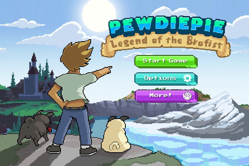 PewDiePie: Legend of Brofist screenshot game