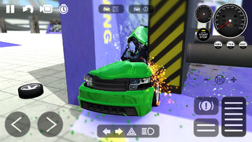 Beam Drive Crashes Original 3D Game Screenshot