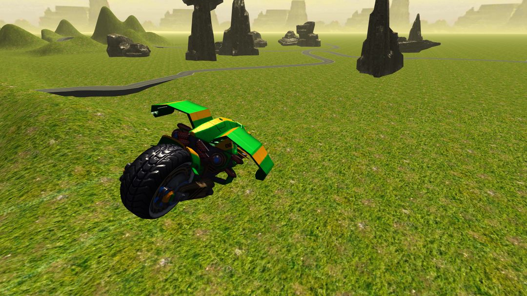 Flying Motorbike Stunt Rider screenshot game