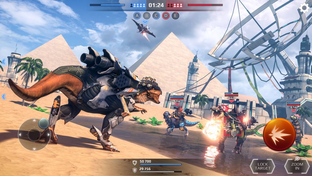 侏羅紀怪獸世界：恐龍戰爭 3D FPS遊戲截圖