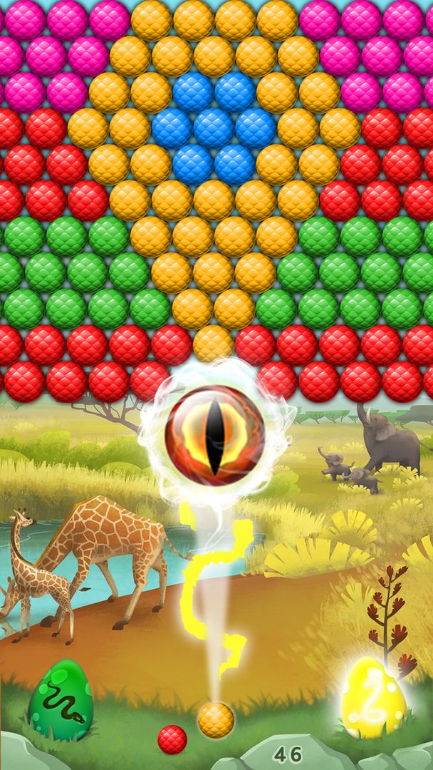 Screenshot of Bubble Snake Shooter