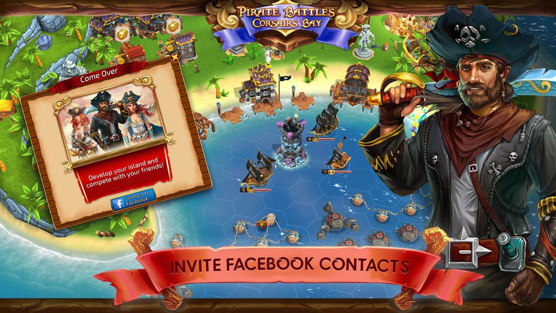 Pirate Battles: Corsairs Bay ภาพหน้าจอเกม