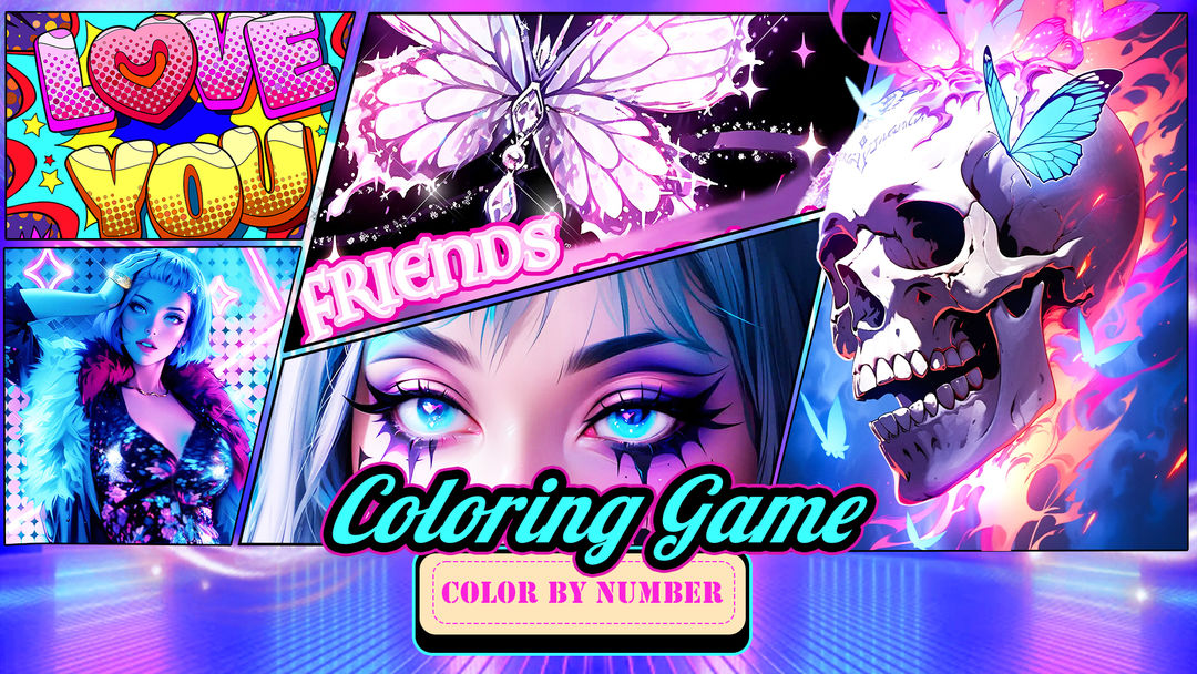 Coloring Games-Color By Number screenshot game