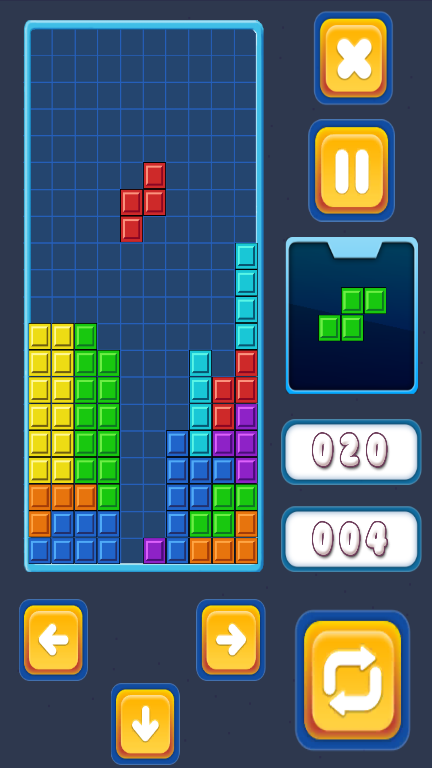Brick Classic Tetris Game Screenshot
