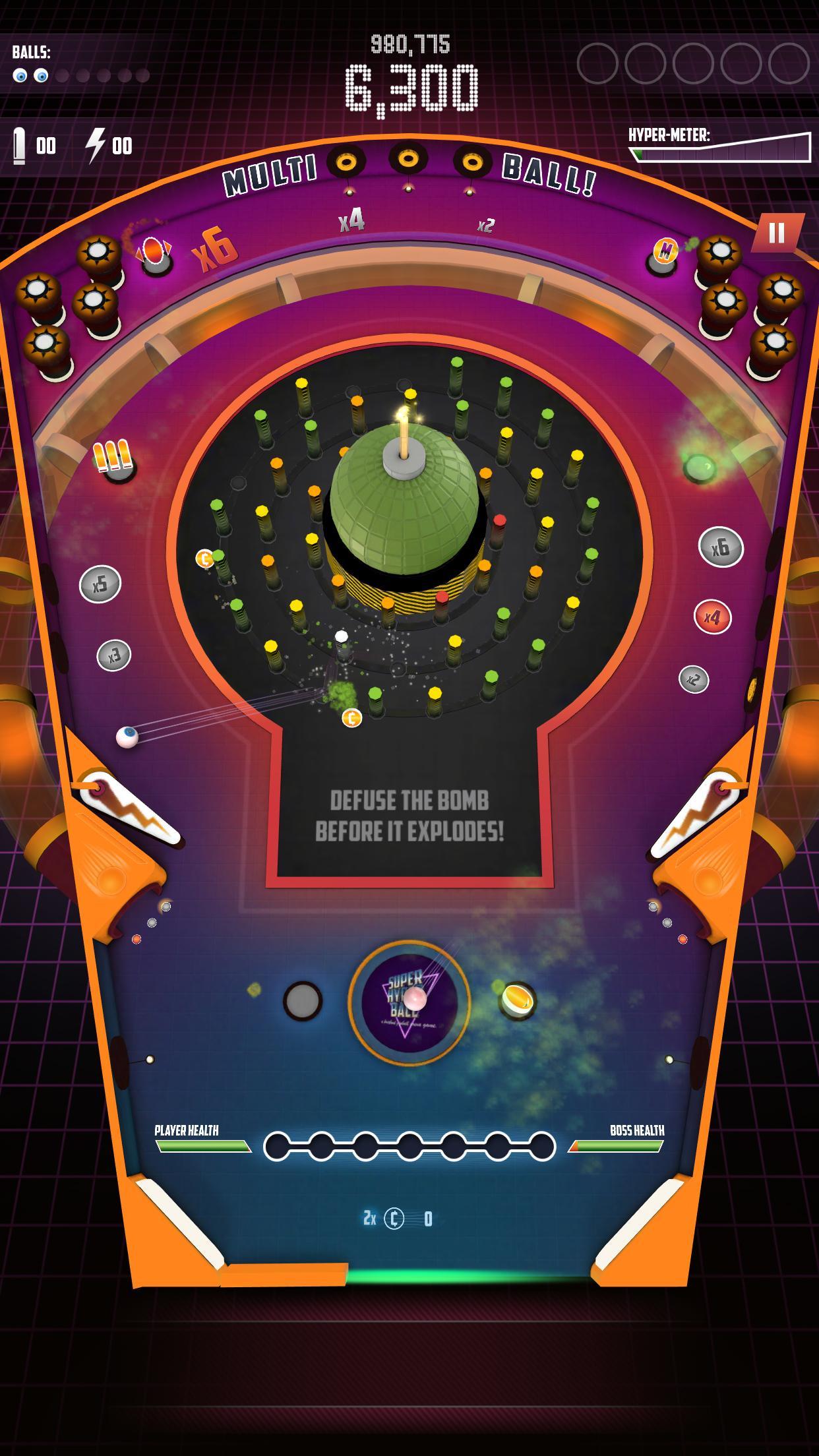 Super Hyper Ball 2 screenshot game