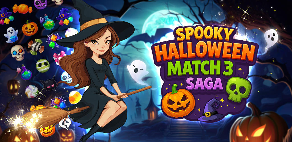 Spooky Halloween Match 3 Saga screenshot