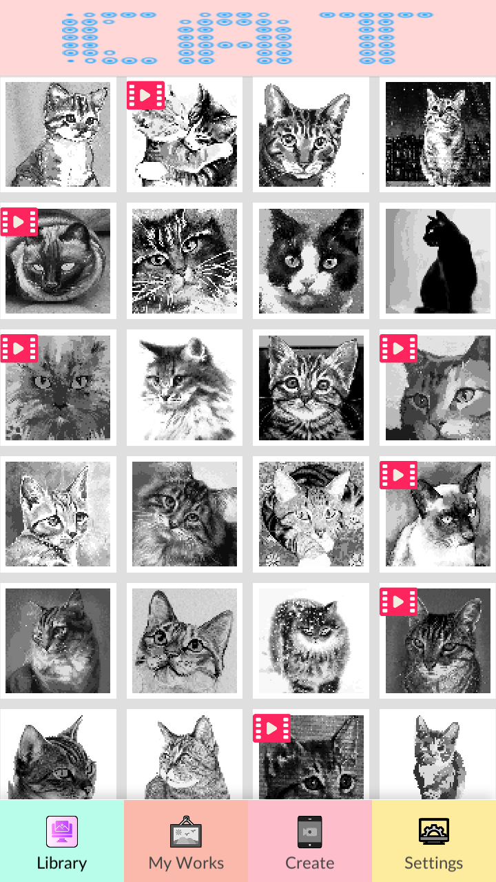 Cat Pixel Art Color ภาพหน้าจอเกม