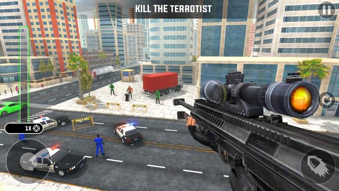 Captura de Tela do Jogo Sniper Shot 3D: Shooting Games