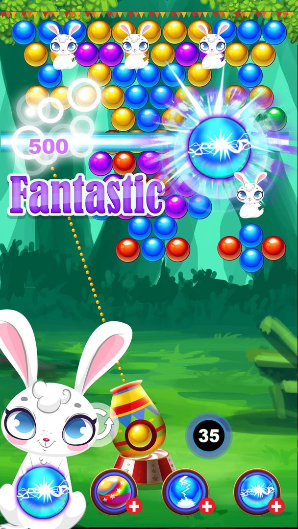 Bubble Bunny Shooter screenshot game
