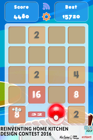 PocatmonGo 2048 Game Screenshot