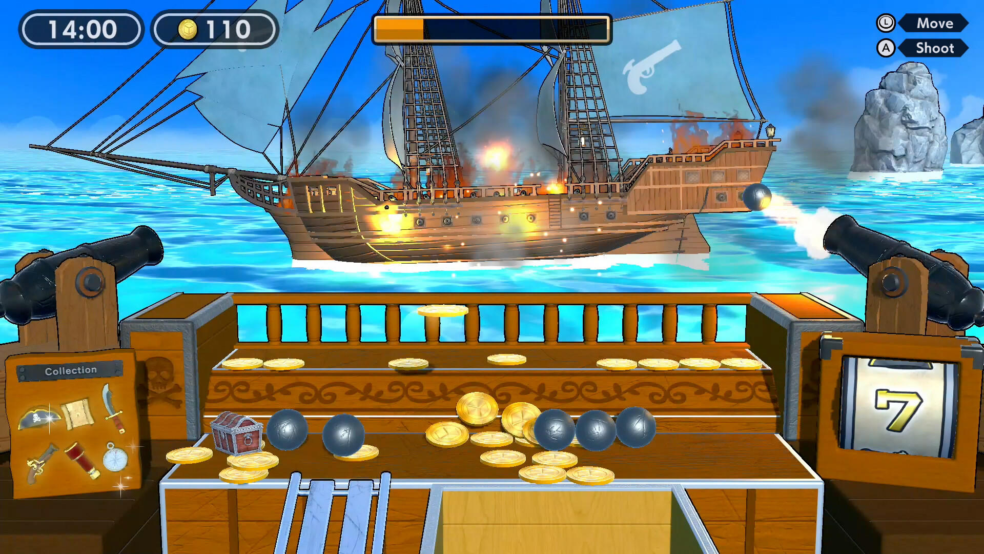 Blackbeard's Treasure Game Screenshot