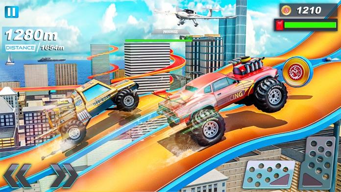 RaceOff Legends: ramp car jump Game Screenshot