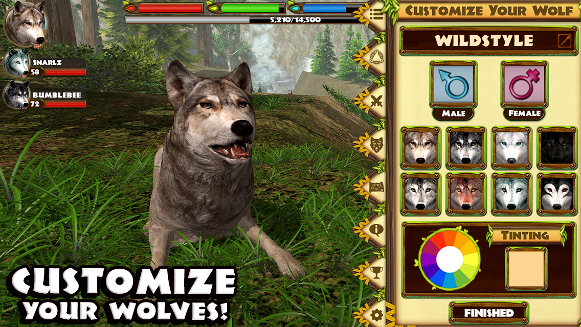 Ultimate Wolf Simulator Game Screenshot