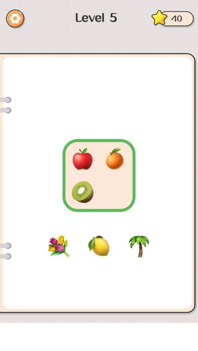 Screenshot of Emojis Match!