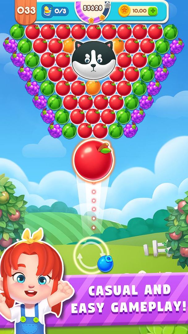 Screenshot of Bubble Blast: Fruit Splash