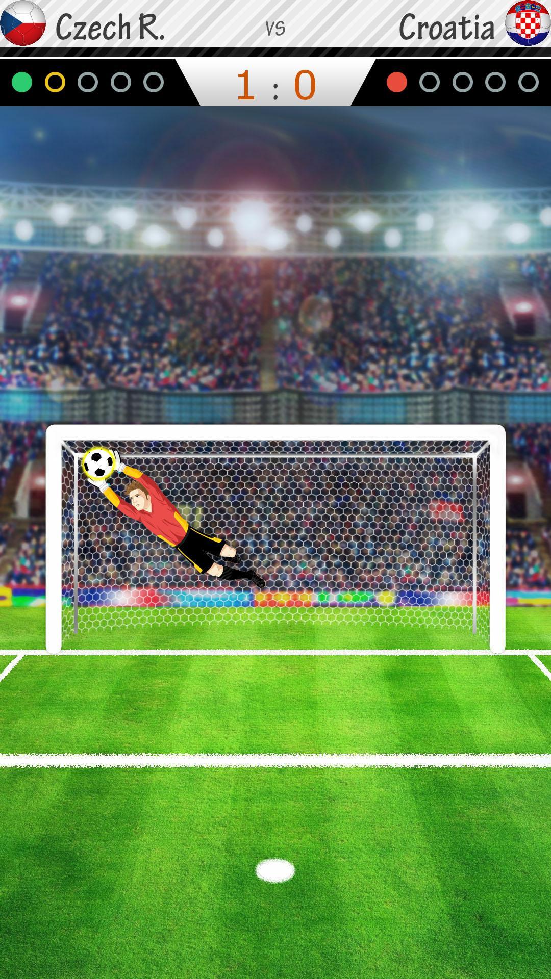 Captura de Tela do Jogo Euro Championship Penalty 2016