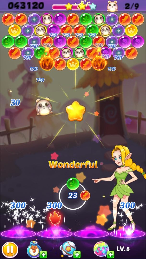 Fairy Bubble Shooter Magic screenshot game