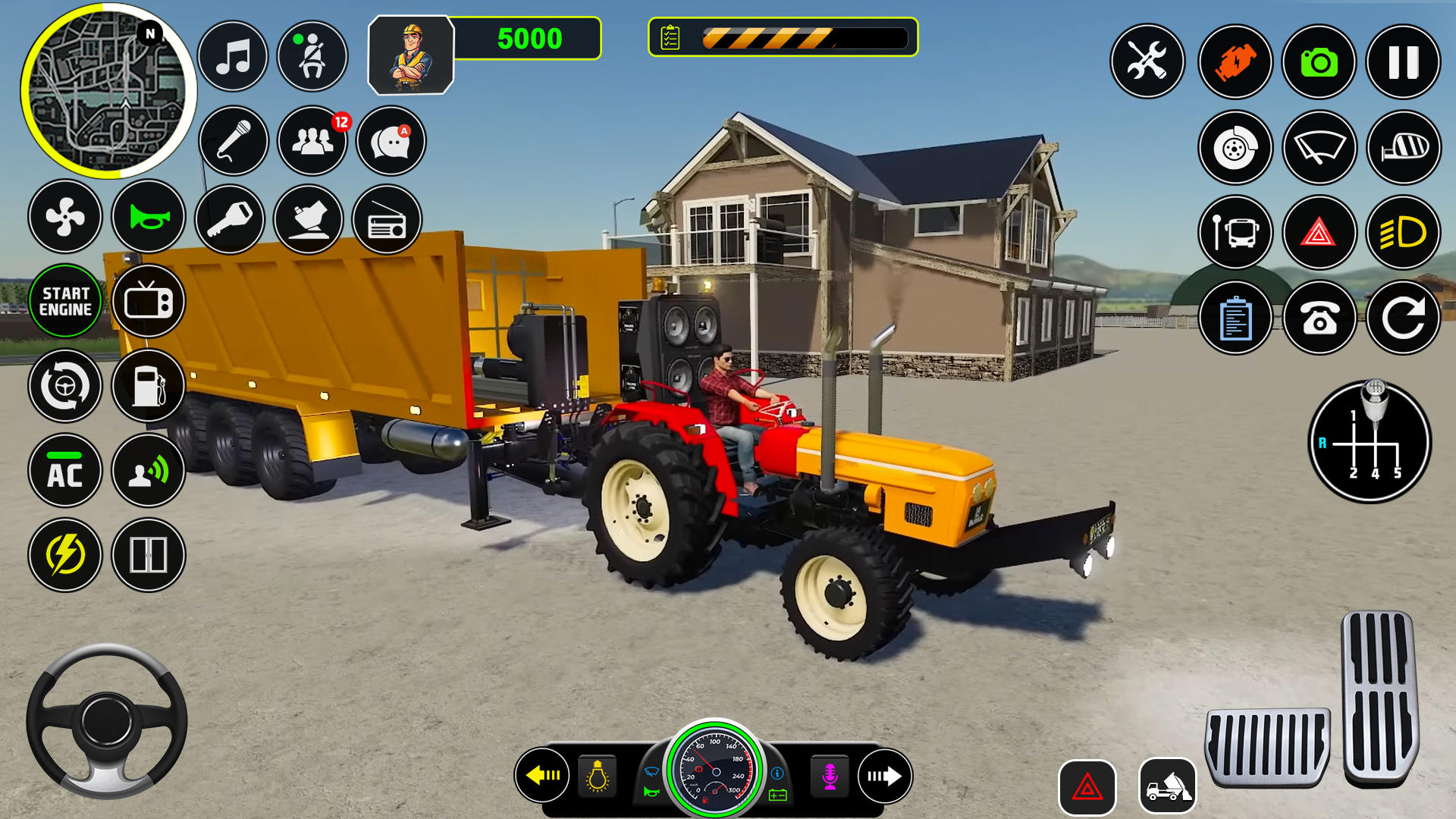 Screenshot of Indian Tractor Farming Games