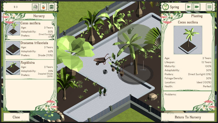 Screenshot 1 of Palm Paradise Garden 