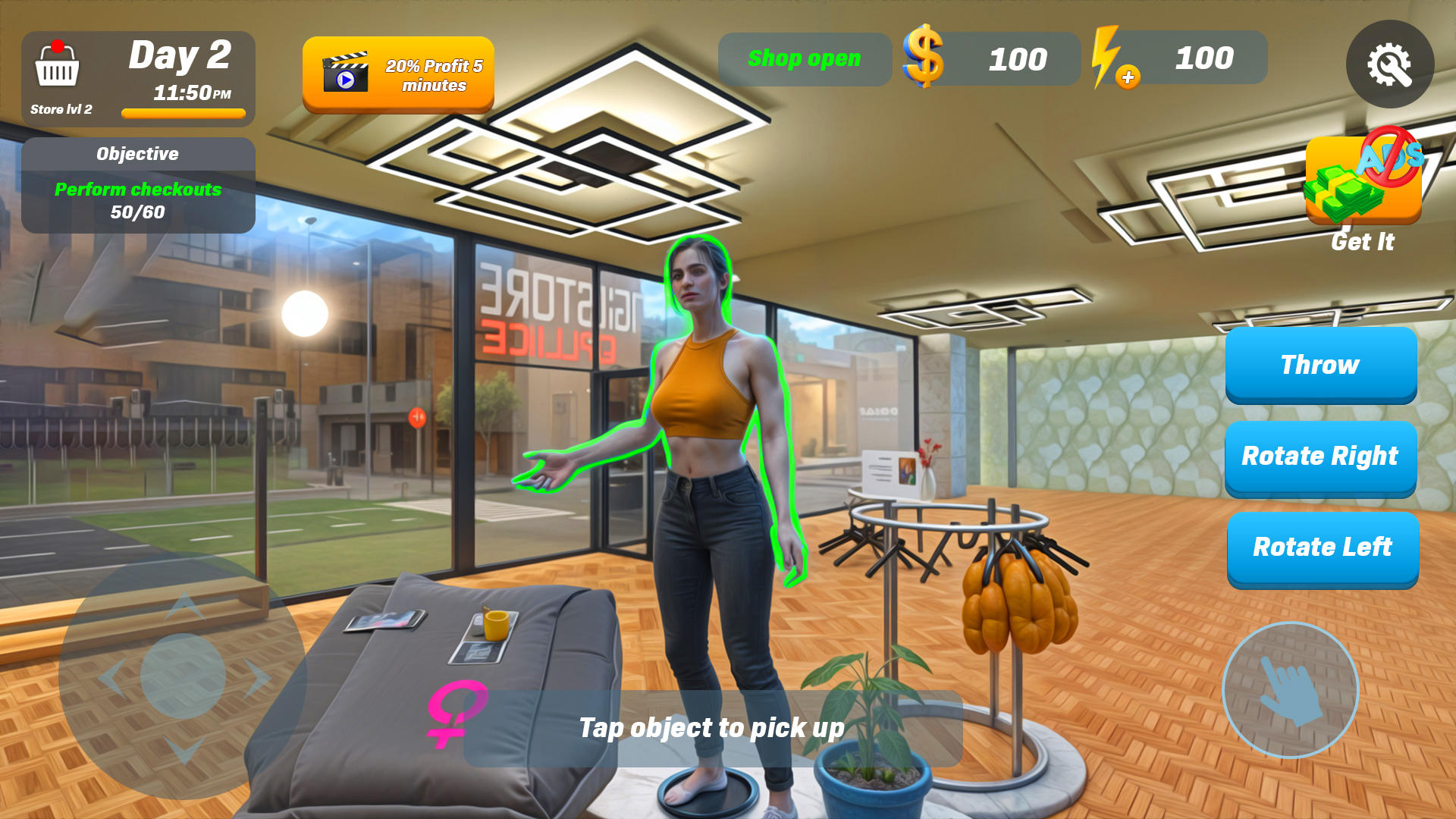 Clothing Supermarket Simulator Game Screenshot