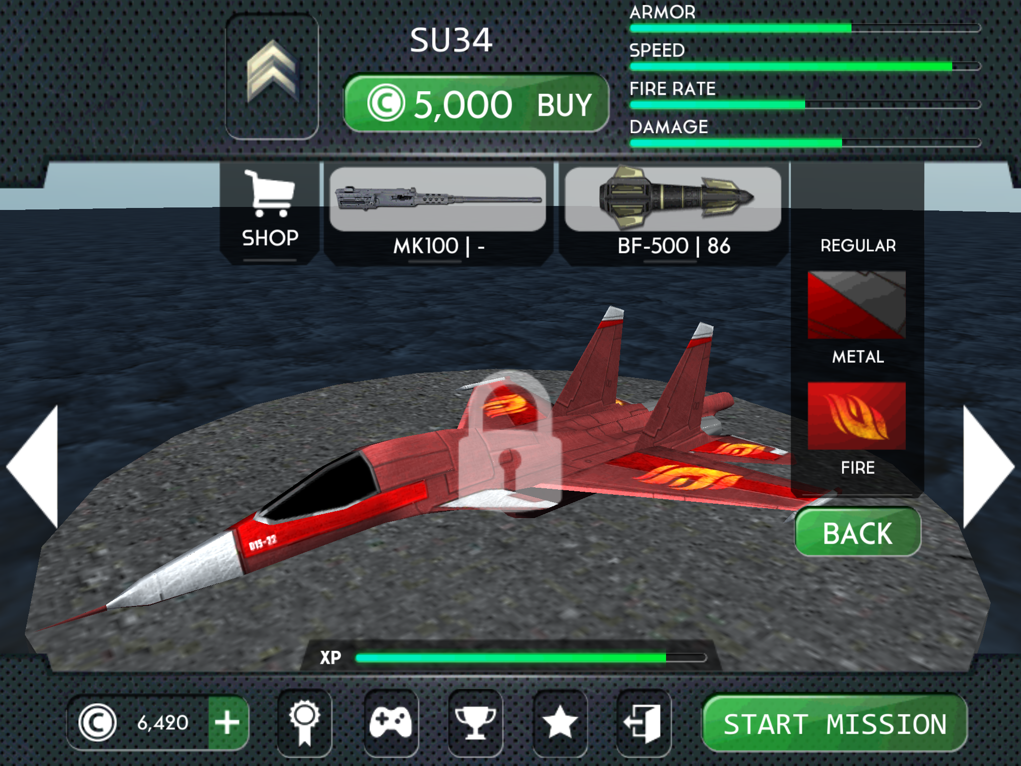 Cuplikan Layar Game Airplane Flight Battle 3D