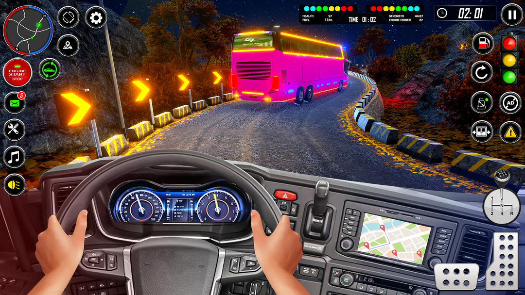 巴士模擬器：巴士遊戲遊戲截圖