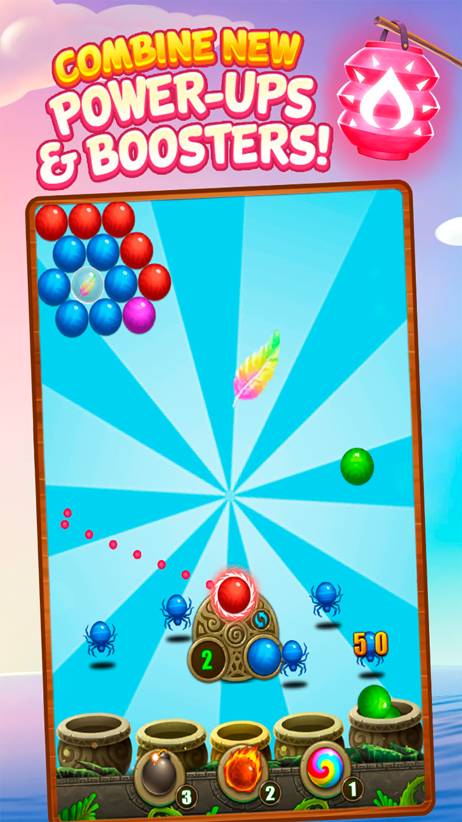 Bubble Shooter 3D Game Screenshot