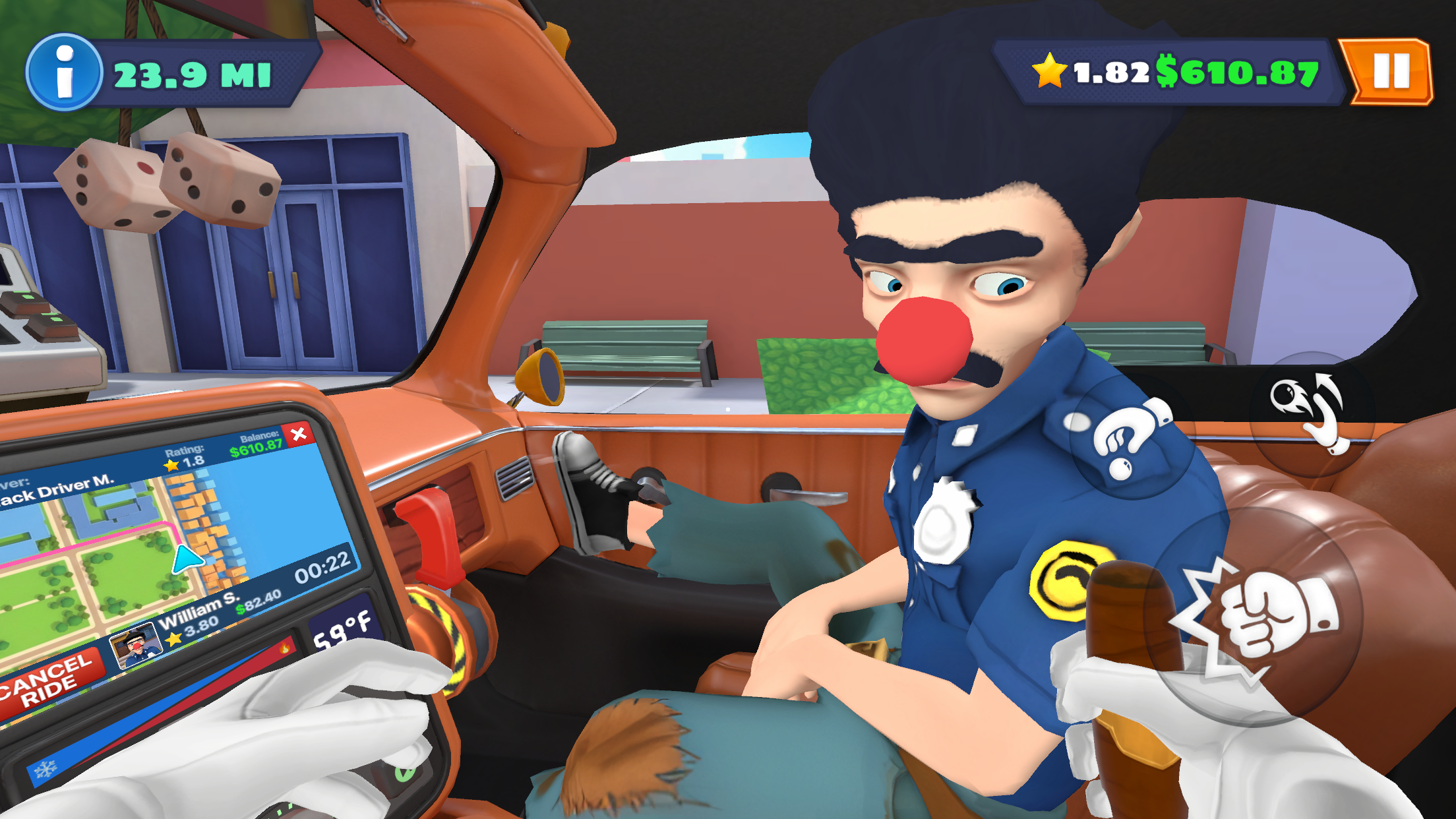 I Am Taxi Driver Game Screenshot