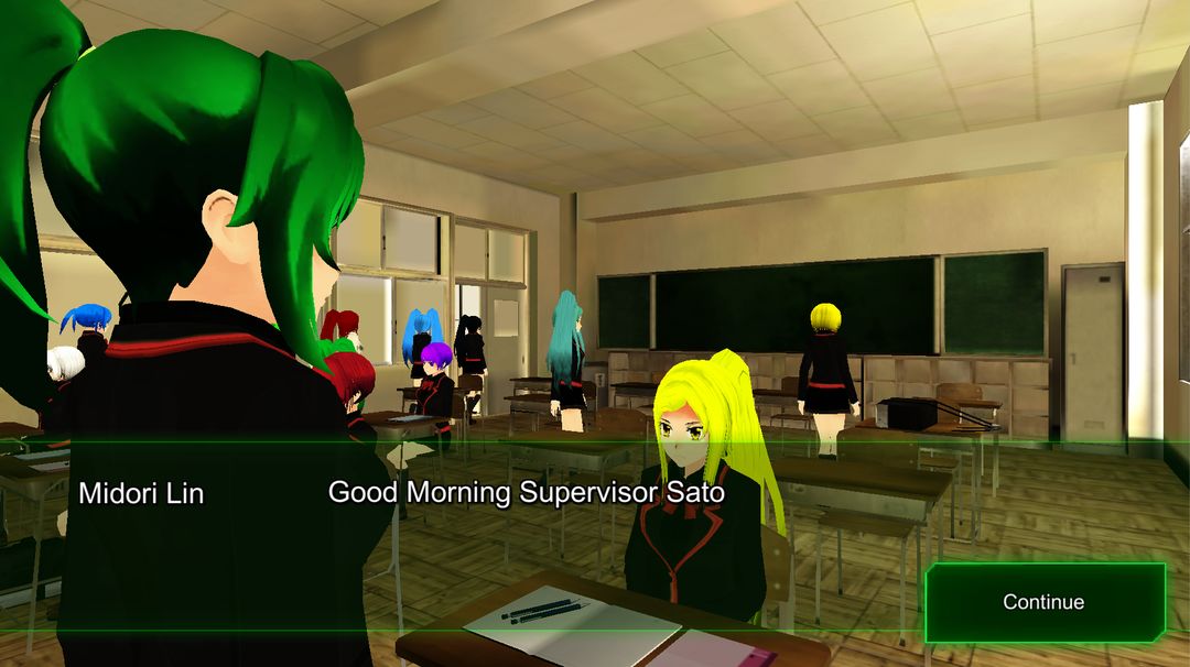 Schoolgirl Supervisor - Saori Sato 게임 스크린 샷