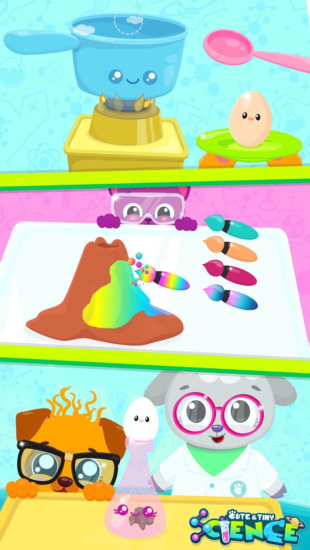Screenshot of Cute & Tiny Science - Lab Adventures of Baby Pets