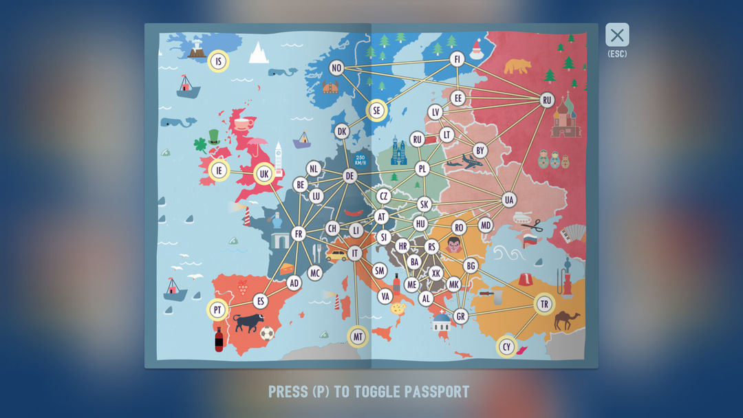 Screenshot of Travelin' - Across Europe
