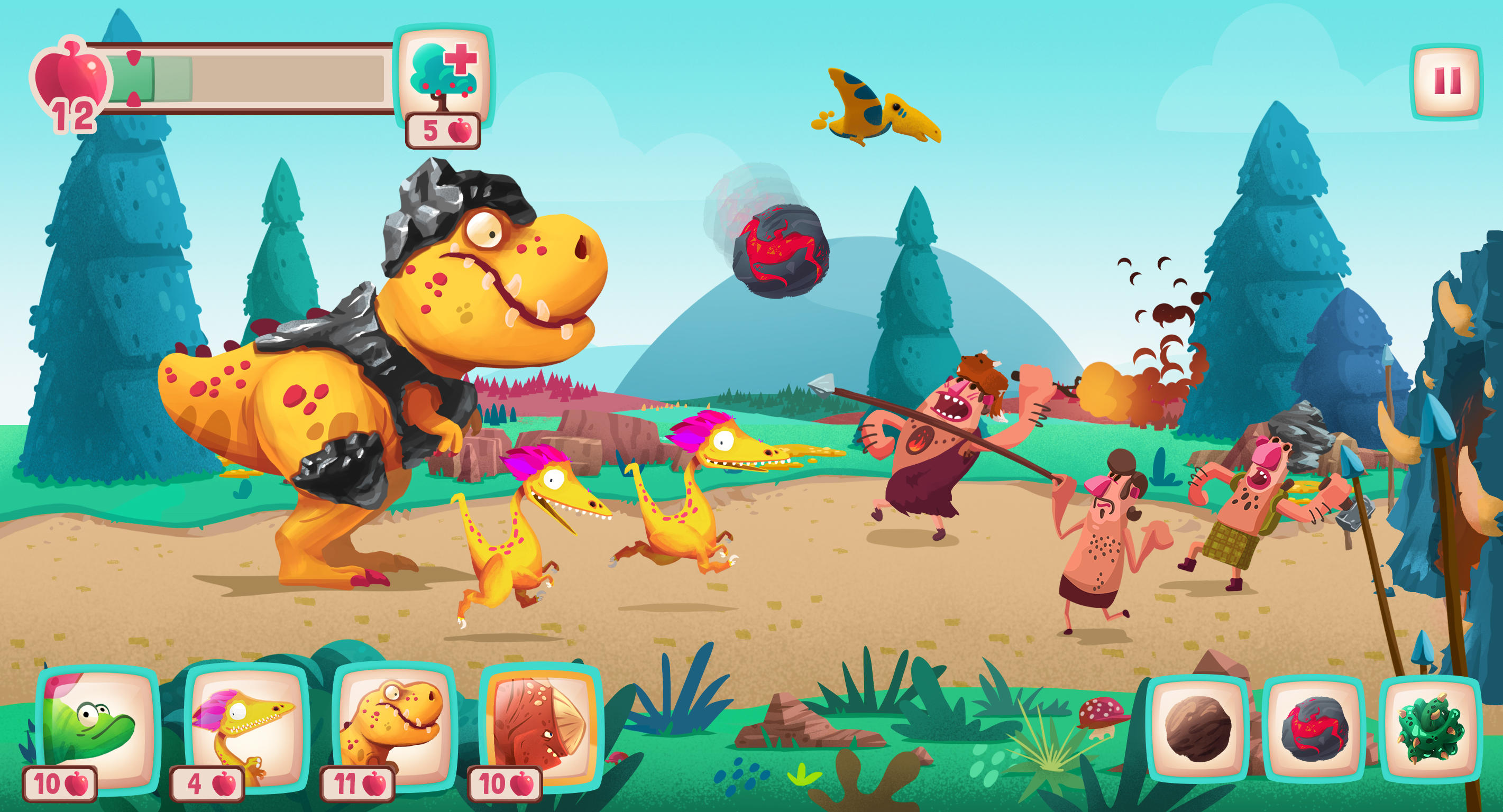 Ảnh chụp màn hình Dino Bash: Dinosaur Battle