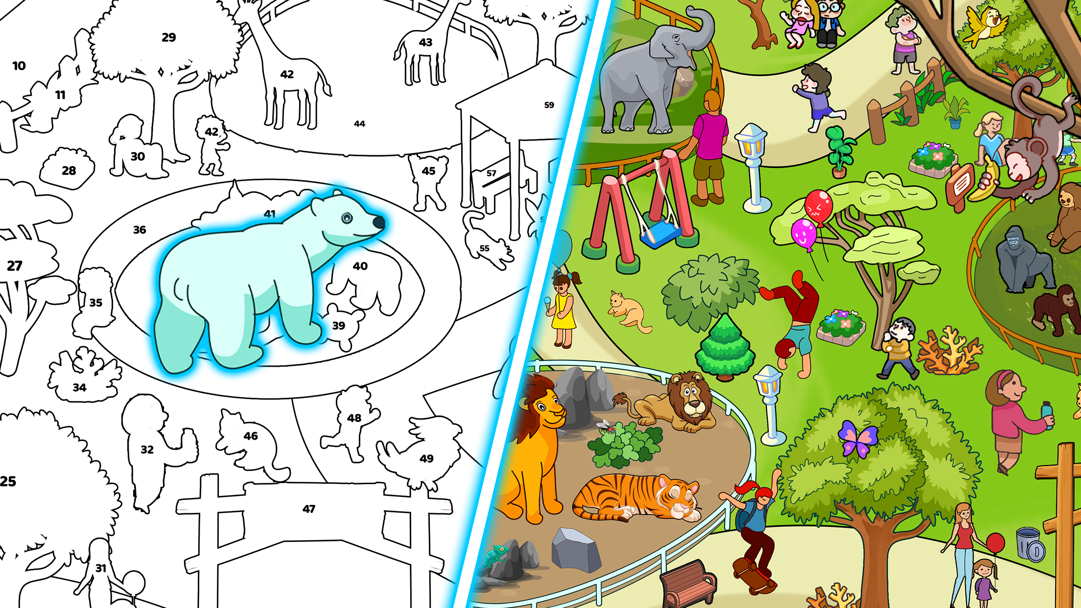 Sticker Book ASMR Puzzle Games Game Screenshot