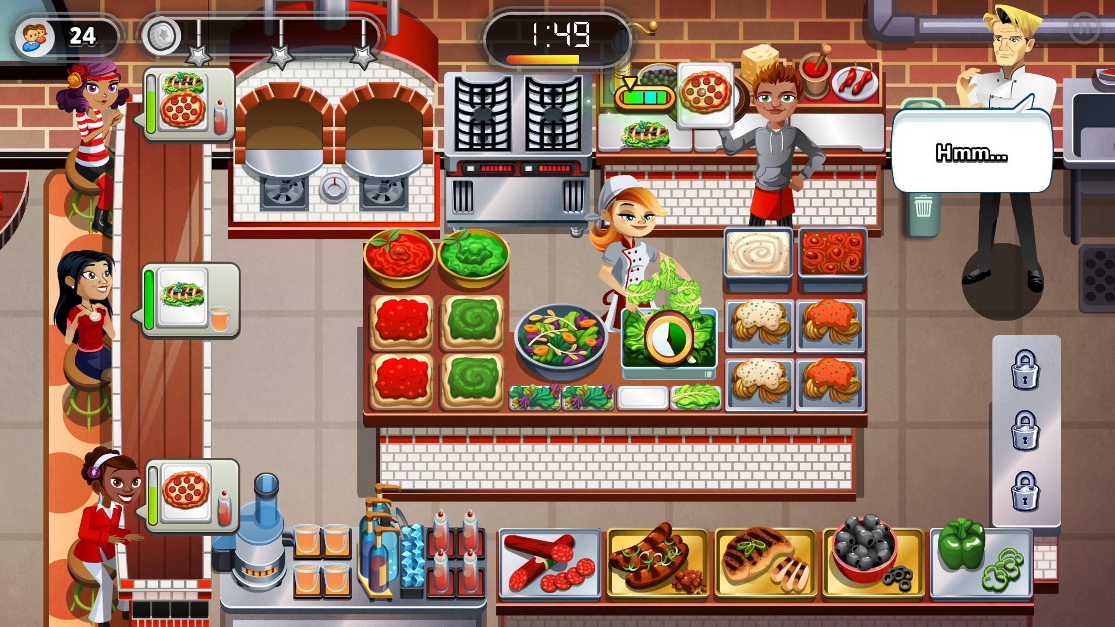 Скриншот игры RESTAURANT DASH: GORDON RAMSAY