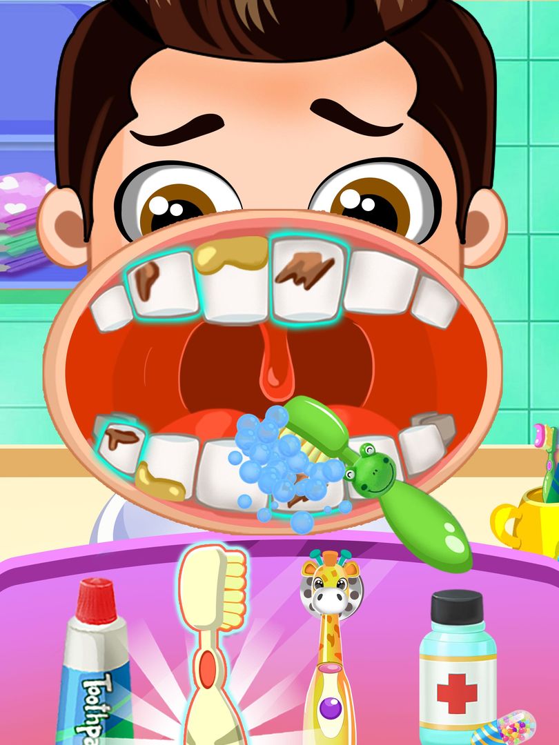 작은 이의 의사 케어 : 치과 의사 계략 게임 스크린 샷