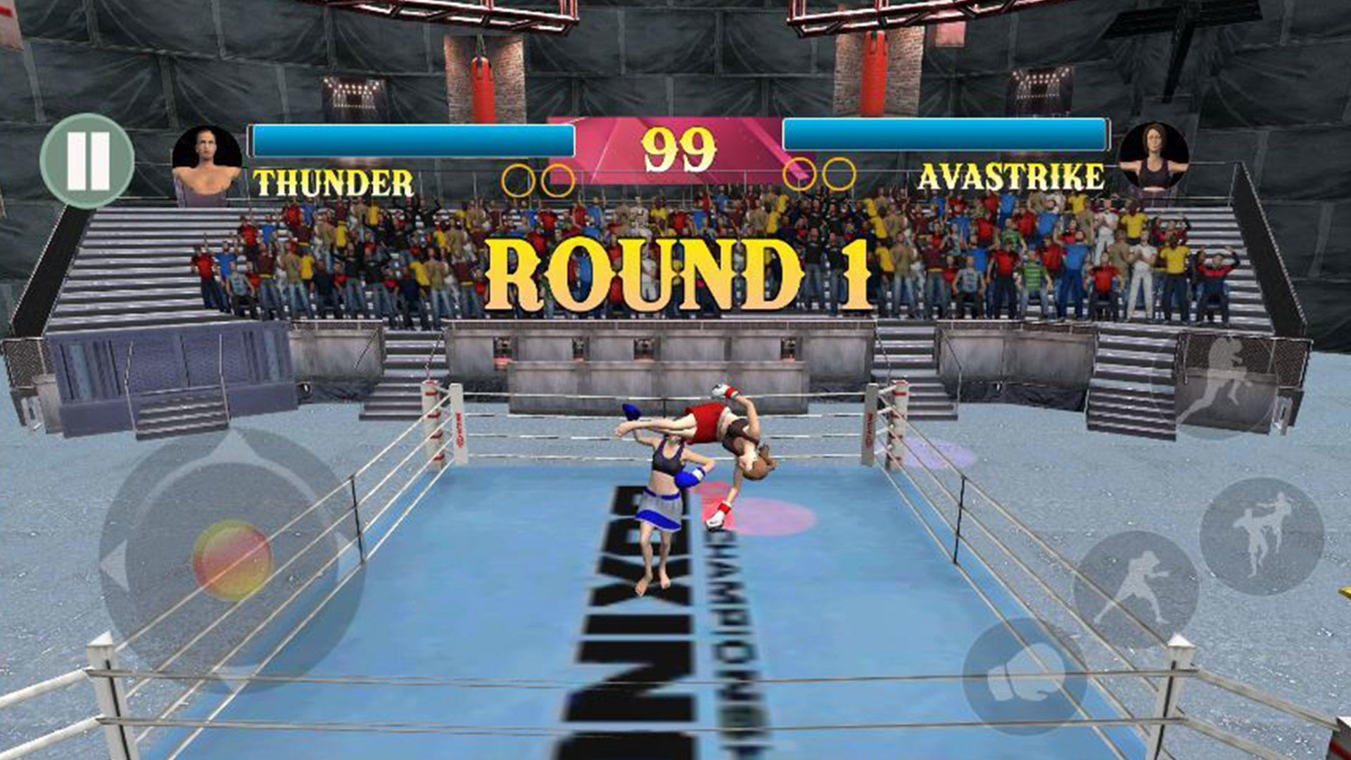 Cuplikan Layar Game Boxing Simulator Fighting Game