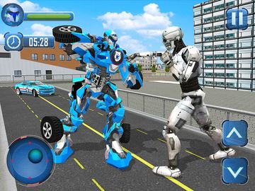 Police Car Robot Superhero ภาพหน้าจอเกม
