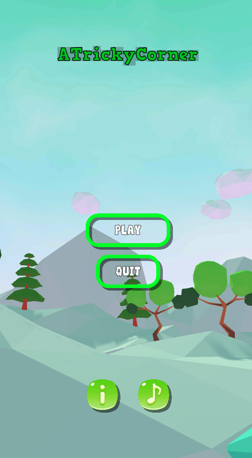 ATrickyCorner Game Screenshot
