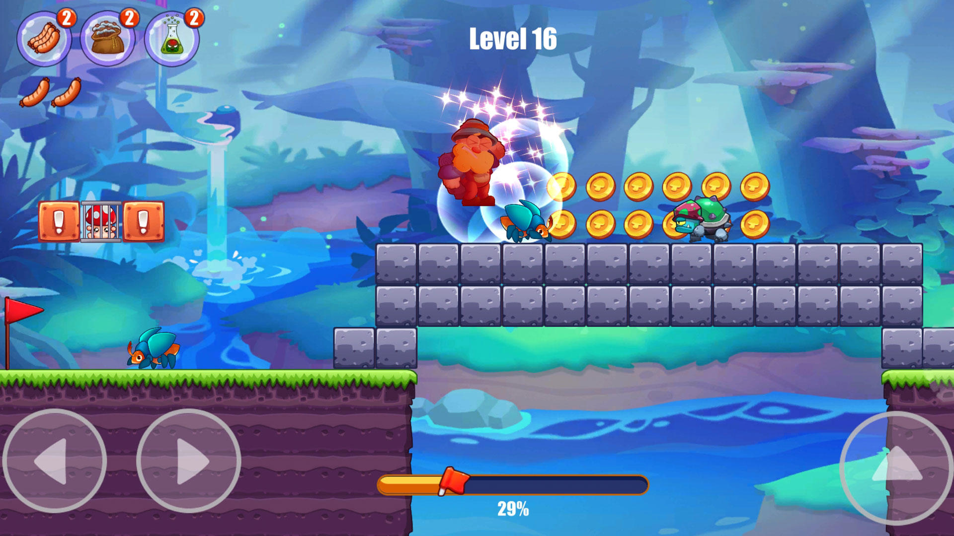 Miner's World: Super Run Game Game Screenshot