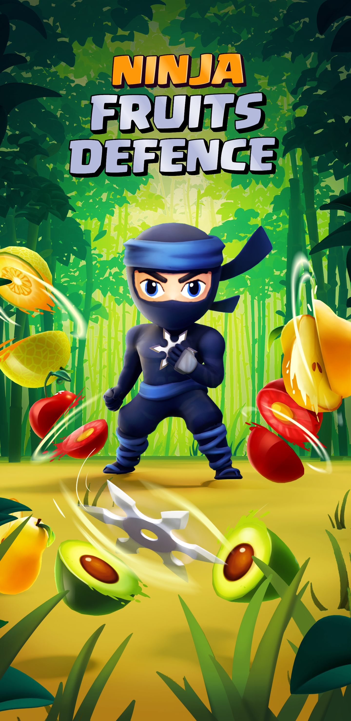 Ninja Fruits Defence 게임 스크린 샷