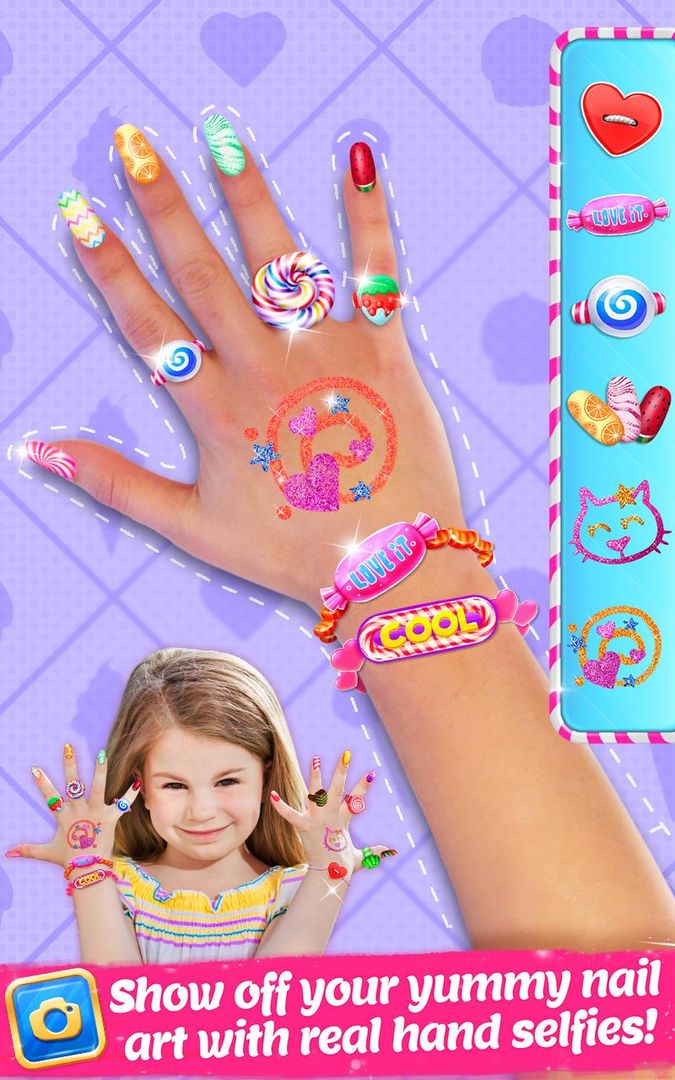 Candy Nail Art - Sweet Fashion screenshot game