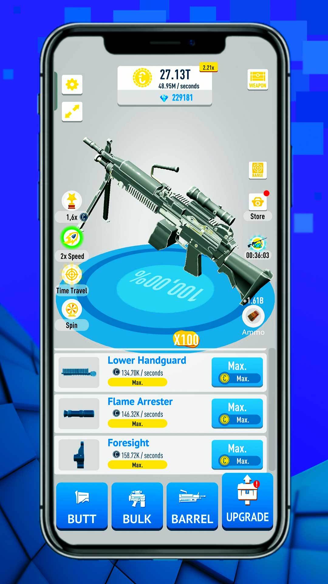 Idle Guns 3D - Clicker Game Game Screenshot