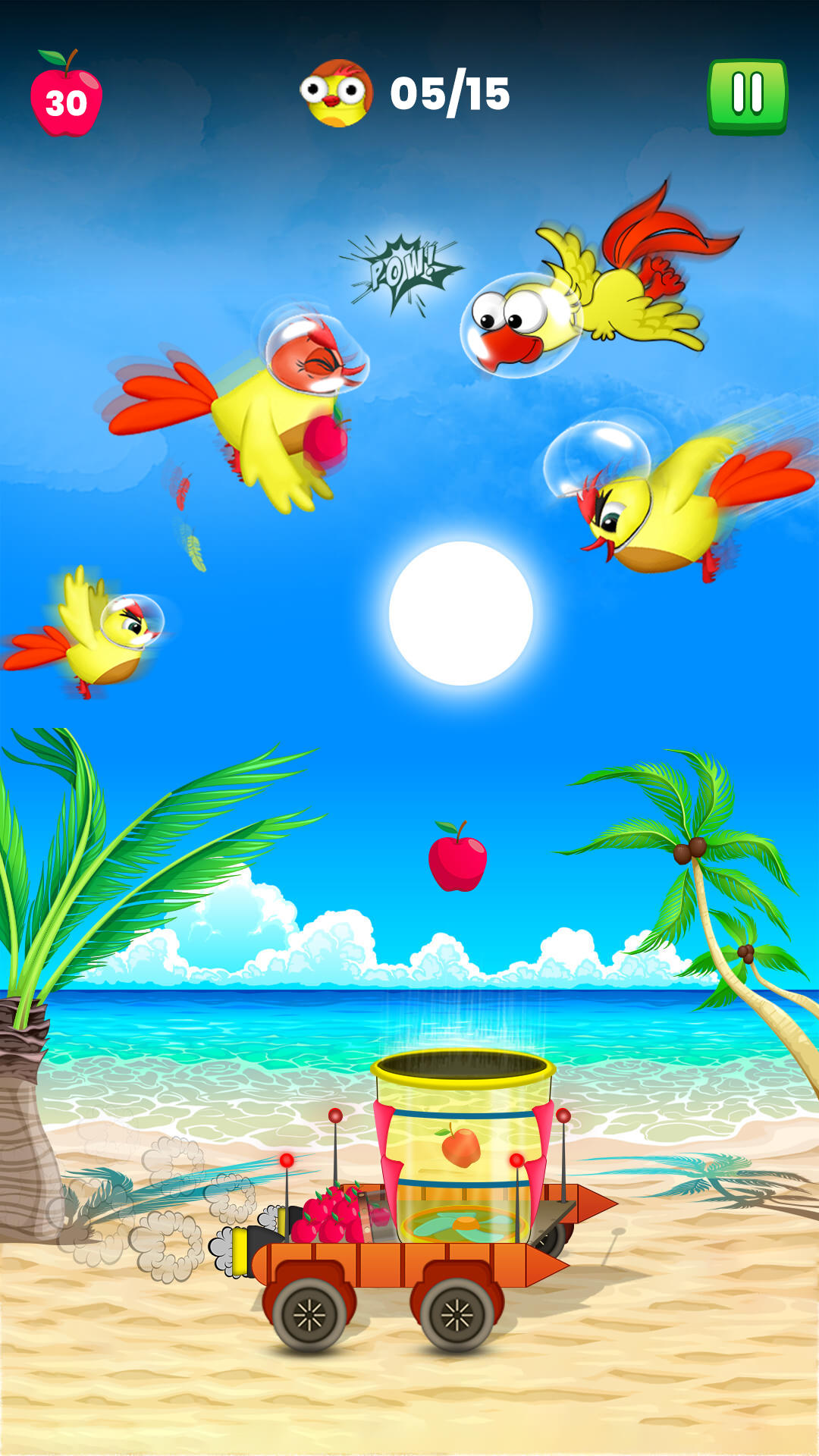 Скриншот игры Hungry Birds Food: Bird Game