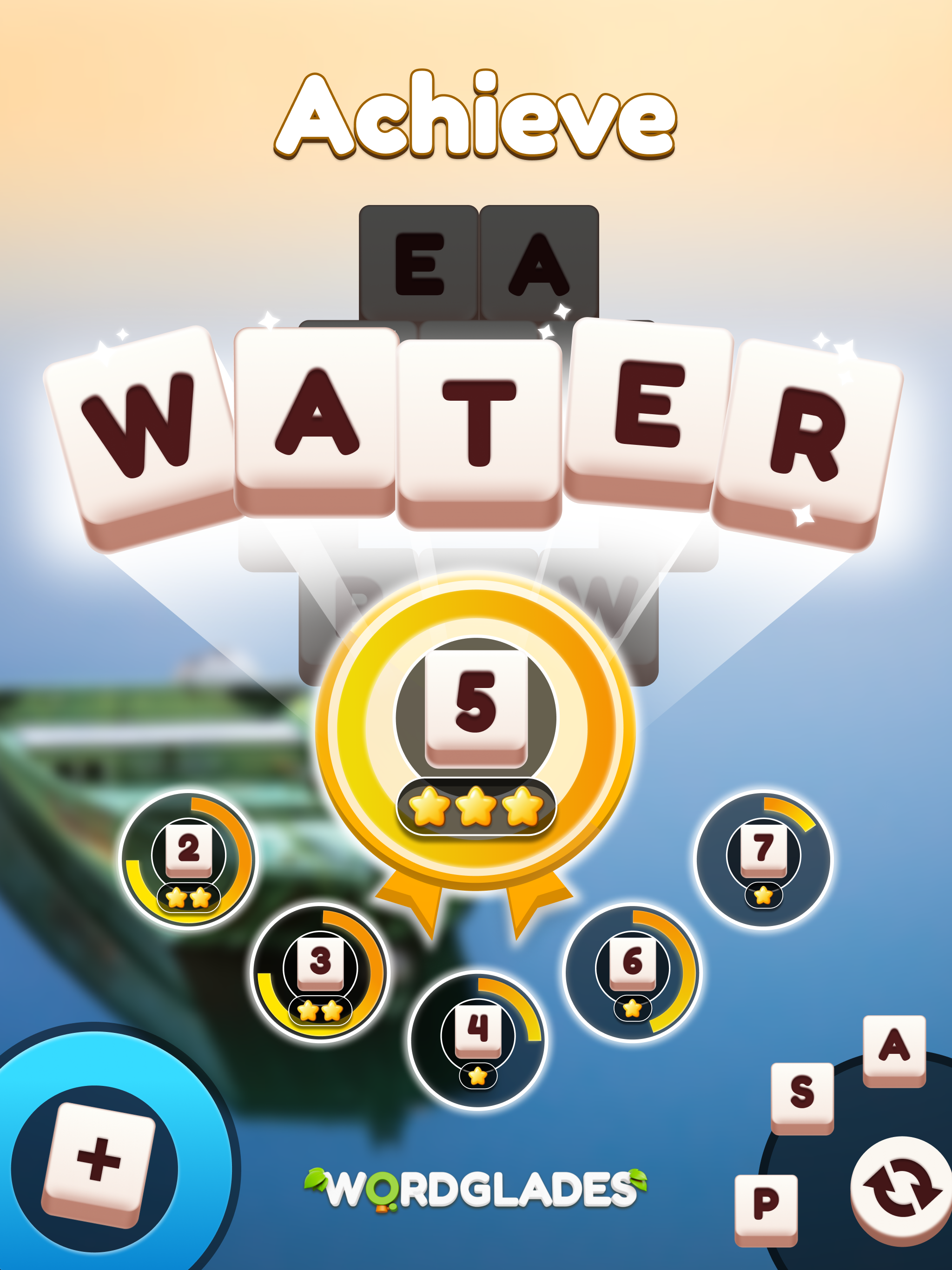 WordGlades: Words & Mahjong ภาพหน้าจอเกม