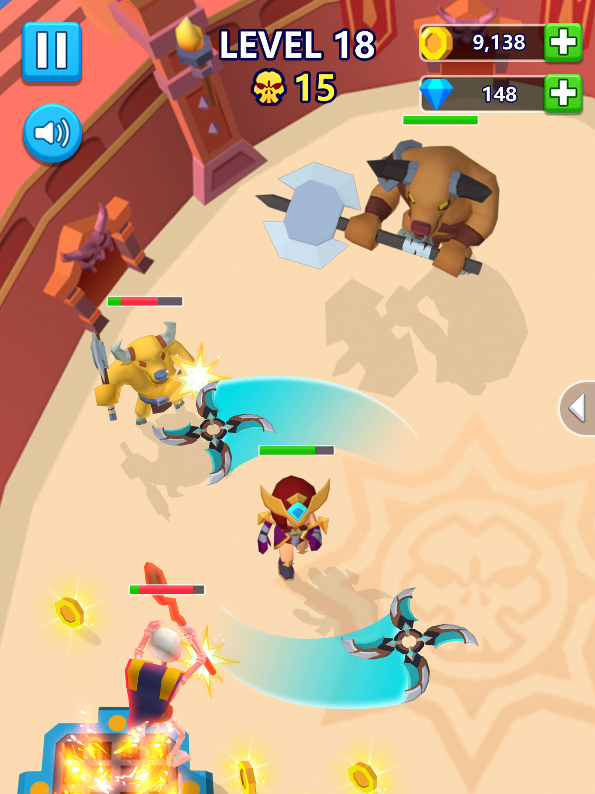 Spin Sword-One Kill Game Screenshot