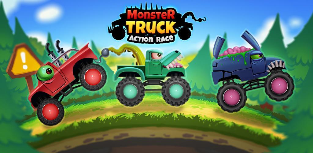 Banner of Corrida de Ação de Monster Trucks 3.61