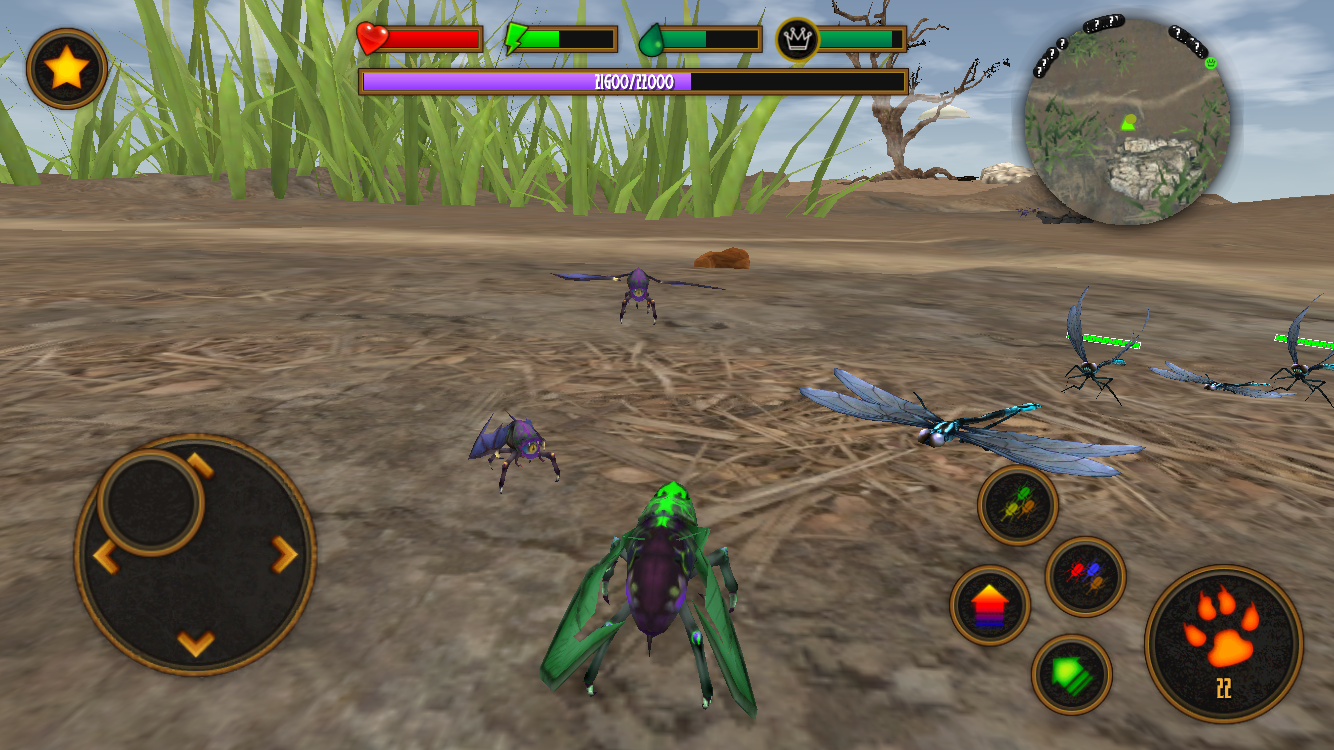 Flying Monster Insect Sim 게임 스크린샷