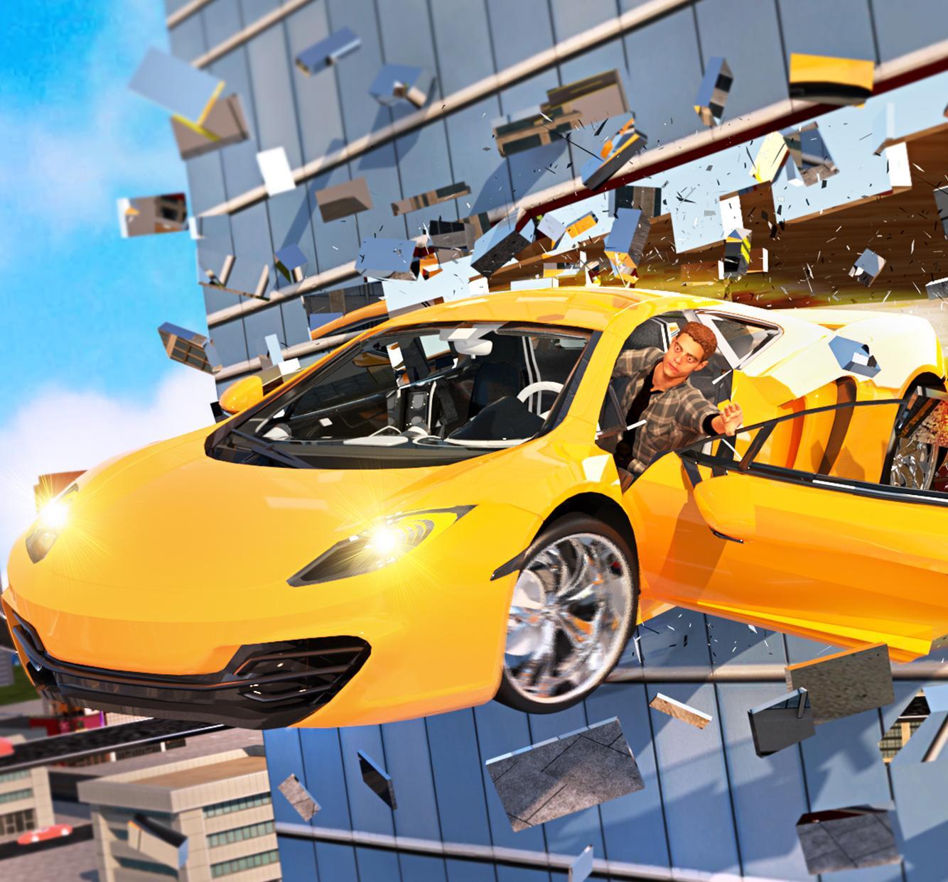 Captura de Tela do Jogo Furious Smash Car Hits – Fast Impossible Stunts